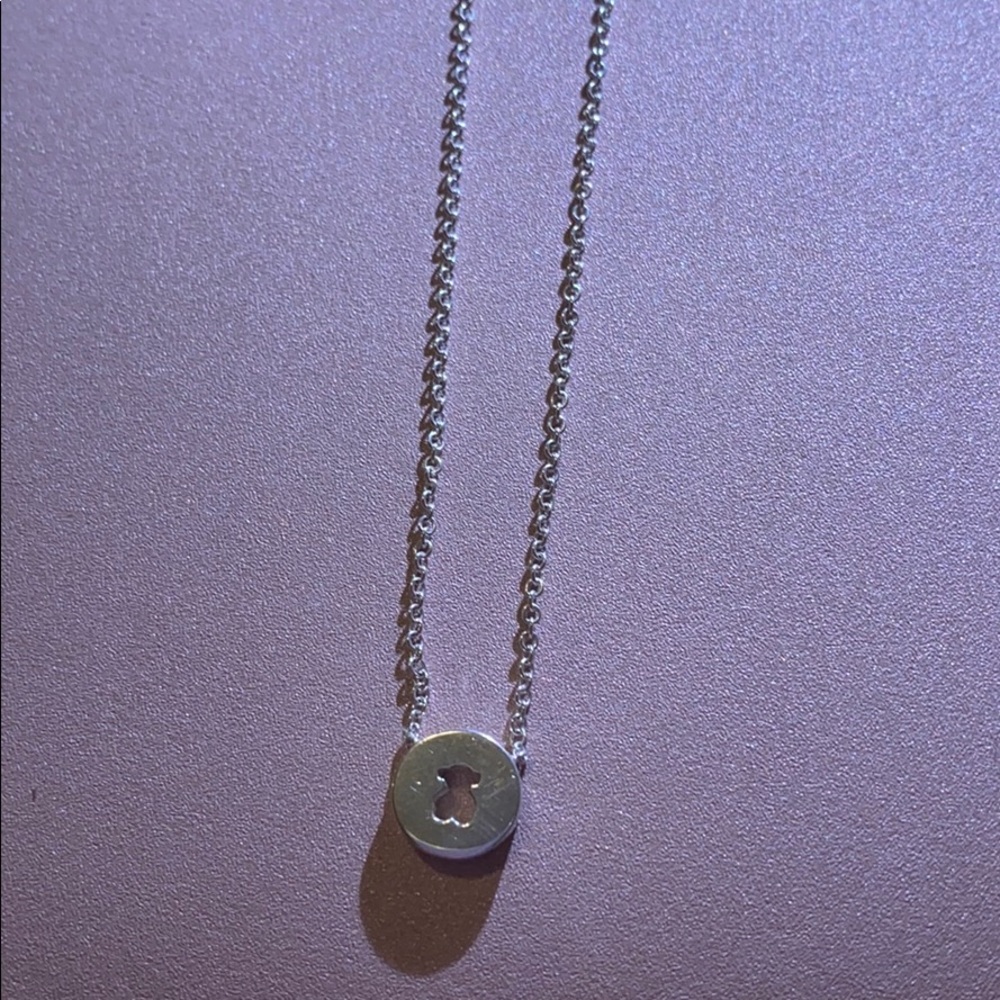 Tous silver necklace